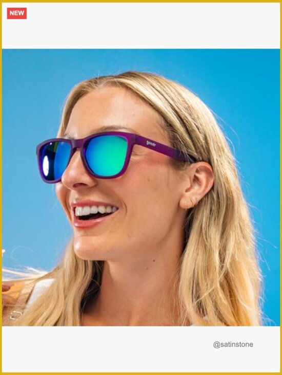 Polarized Sunglasses with No Slip No Bounce Fit, Plastic Frame main image 6